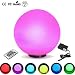 Bedroom Bedside Lamp,Protect pregnant Women and Children eye Lamp,Remote Control 16 Colors, Color Changing Ball light,Color Bulb light,RGB Color Lamp