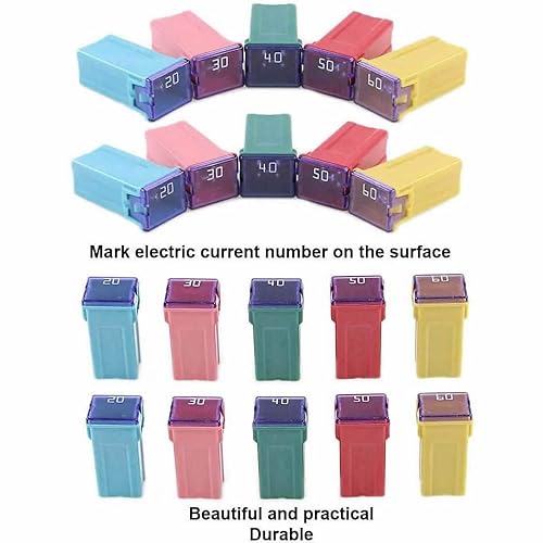 Fusible JCASE de perfil altoestándar automotriz, fusible de 30 amperios, kit de fusibles para Ford, ChevyGM, Nissan y Toyota, camionetas, autos y SUV disponible en Yaxa Guatemala