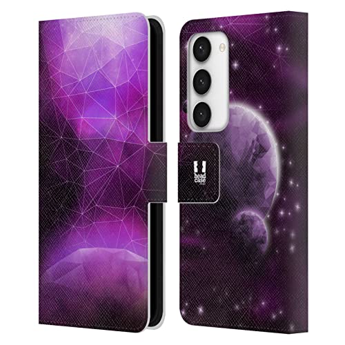 Protégez votre Samsung S23 5G avec l'étui portefeuille cuir violet anti-rayure