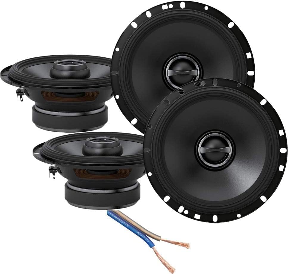 Alpine S-S65 - Altavoces de audio para automĂłvil tipo S de 6 12 pulgadas, 320 W, 2 pares con paquete de cables de 20 pies Alpine S-S65 - Altavoces de audio para automĂłvil tipo S de 6 12 pulgadas, 320 W, 2 pares con paquete de cables de 20 pies