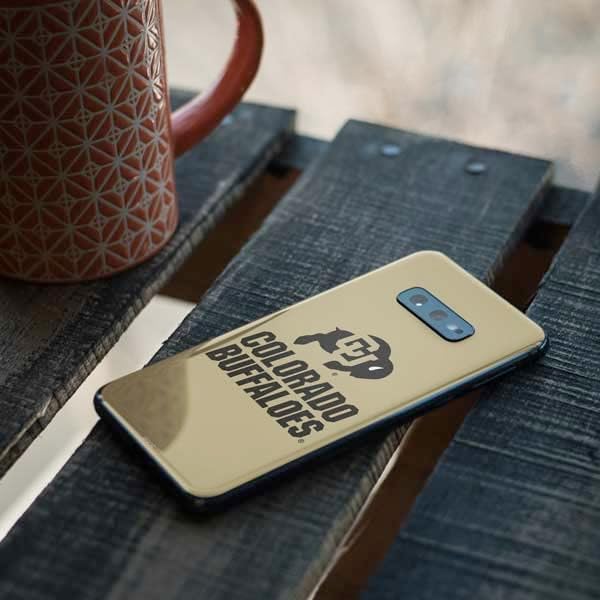 Skinit Decal Phone Skin Compatible with Samsung Galaxy S10e - Officially Licensed College CU Colorado Buffaloes Design