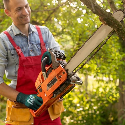 ANSI A4 Cut Resistant Work Gloves for Men,6 Pairs Pack.Touchscreen Micro Nitrile Coated,Anti-Slip & Durable for Construction, Wood Cutting,Glass Factory Industrial Use(Large) - Image 6