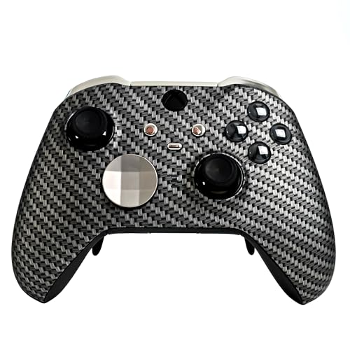 Crazy Controllerz Customz Series Custom Wireless Controller for Xbox One Series X S PC Elite Series 2 - Carbon Steel