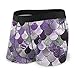 Boxer Briefs Para Hombres Sirenas Púrpura Escalas Transpirables Boxeadores Con Cintura Algodón Bañador Trunks Ropa Interior