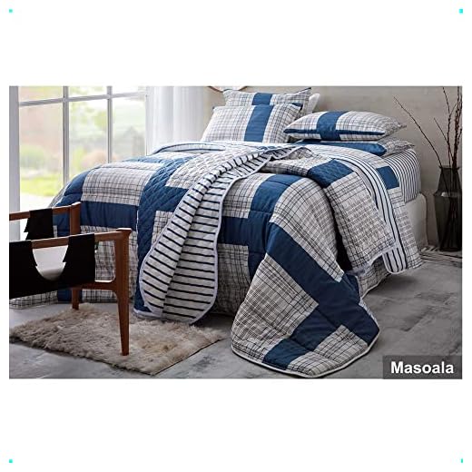 Jogo de Lençol Casal 4 Peças 140 Fios Realce Premium Masoala