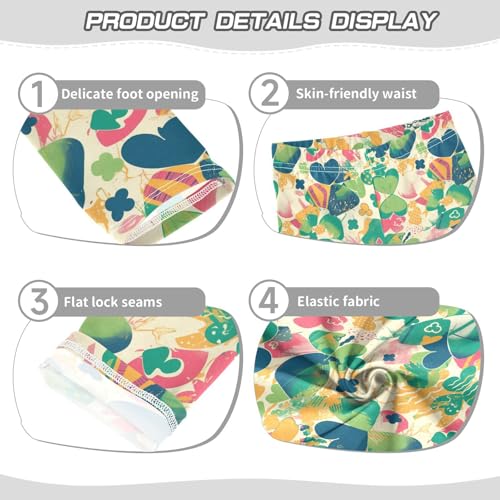 KLL Shamrock and Polka Dot Girls Athletic Leggings Stretchy High Waisted Leg Yoga Pants Exercise3