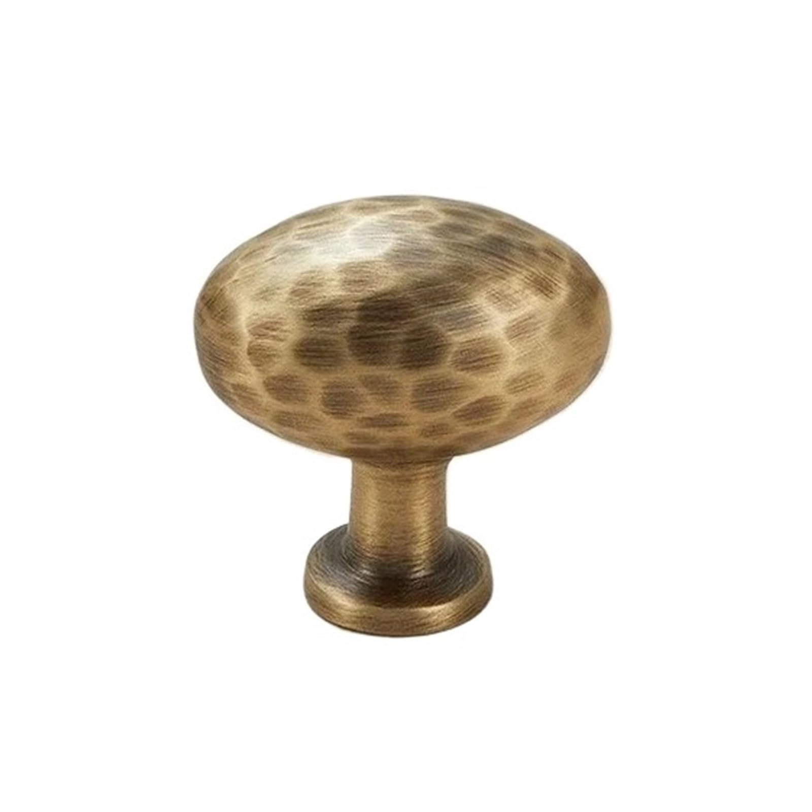 Vintage Brass Cabinet Drawer Handles, Hand-Hammered Texture Furniture Pulls
