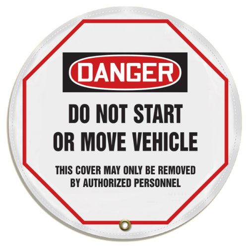 Housse de volant de chantier Danger Do Not Start Accuform KDD814