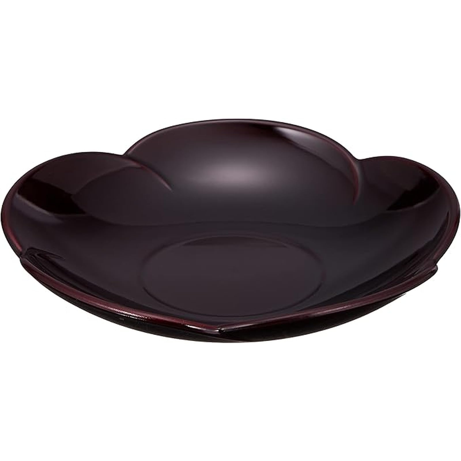 Yamanaka Plum Lacquer Coaster, Dark Brown
