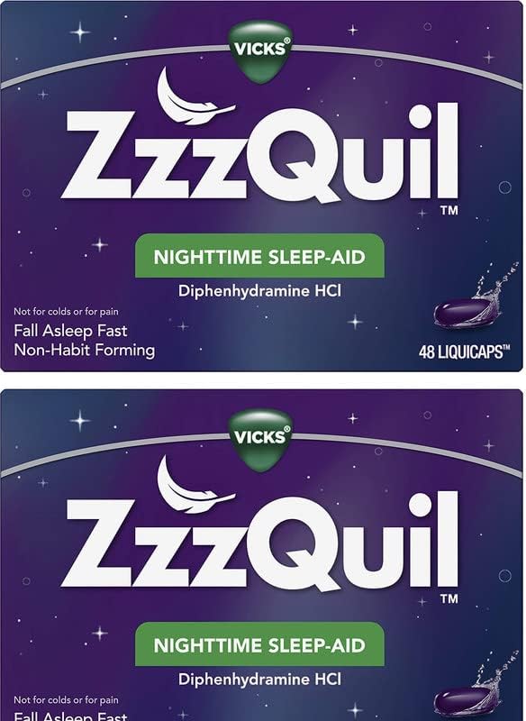 ZzzQuil 48 LiquiCaps (Pack of 2)