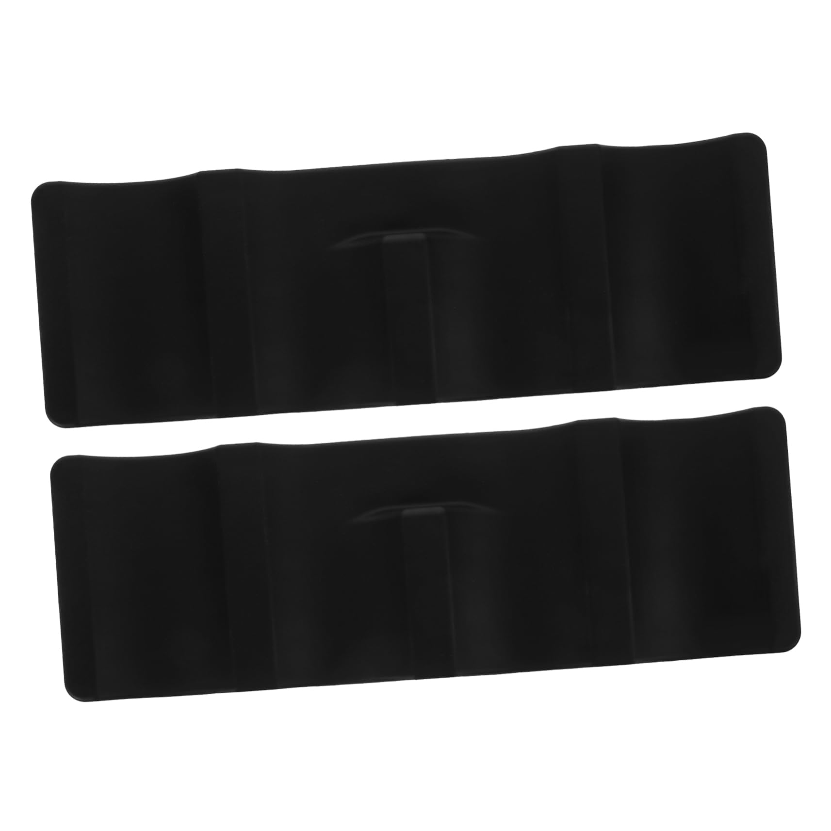 FELTECHELECTR 4-sectioned Fridge Wine Bottle Mat Silicone Beverage Storage Shelf Stackable Beer Pads Rack Random Color