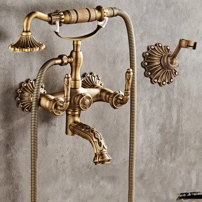 Ensembles de robinets de douche muraux en laiton pour rénover une salle de bains
