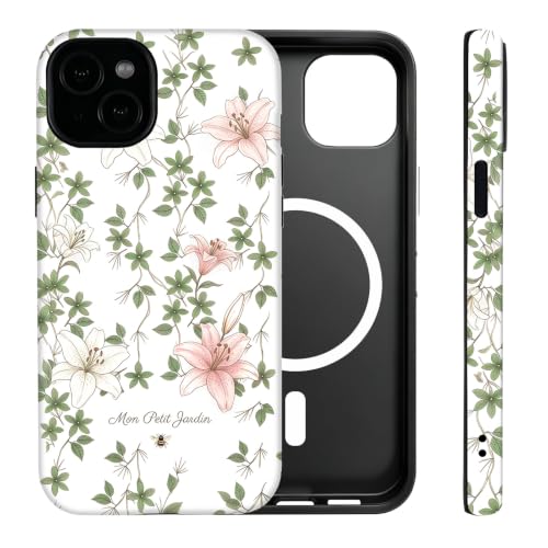 Coque de téléphone pour femmes et filles iPhone 15 rose
