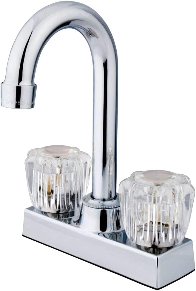 Kingston Brass KB461 Americana Two-Handle 2-Hole Deck Mount Bar Faucet in Polished Chrome