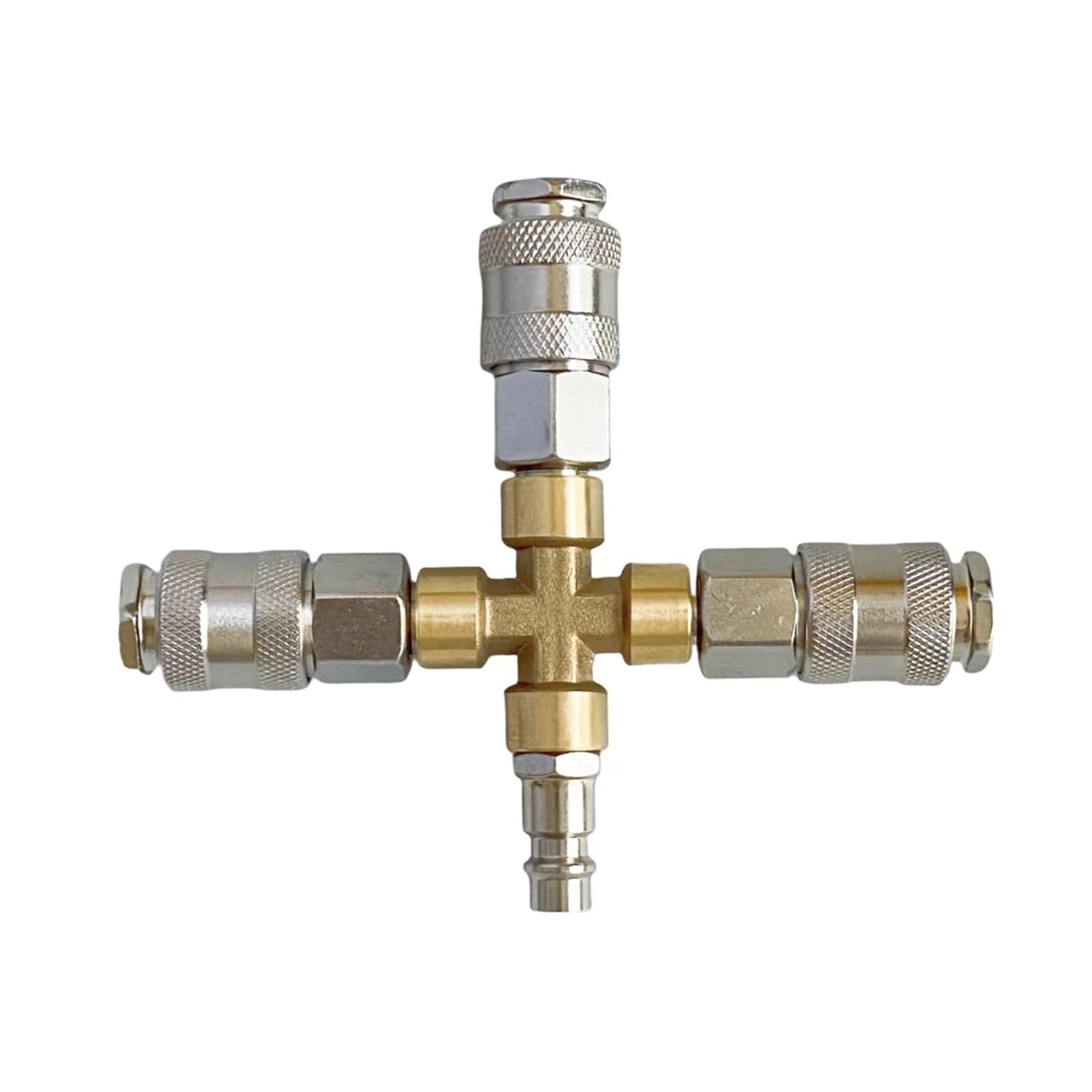 Coupleur de collecteur pneumatique standard, distributeur d'air comprimé 2-3 voies, assemblage rapide (3 voies)