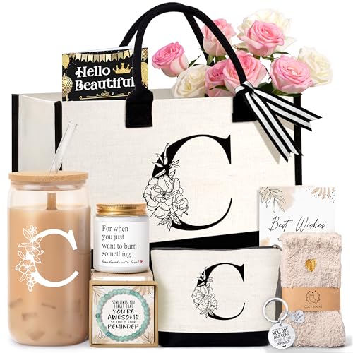 Monogram tote bag set for women