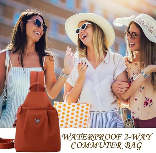 Waterproof 2-Way Commuter Bag, Crossbody Travel Tote Bag, Oxford Convertible Shoulder Travel Bag, for Fitness, Commuting2