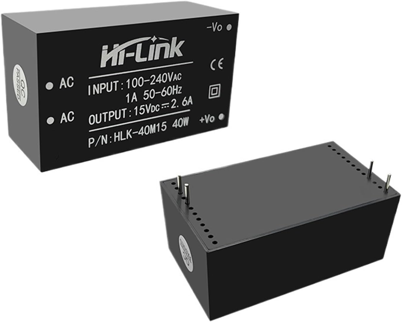 AC DC Converter HLK-40M15 Isolated Power Supply Module 40W 220V to 15V 2.6A Step Down