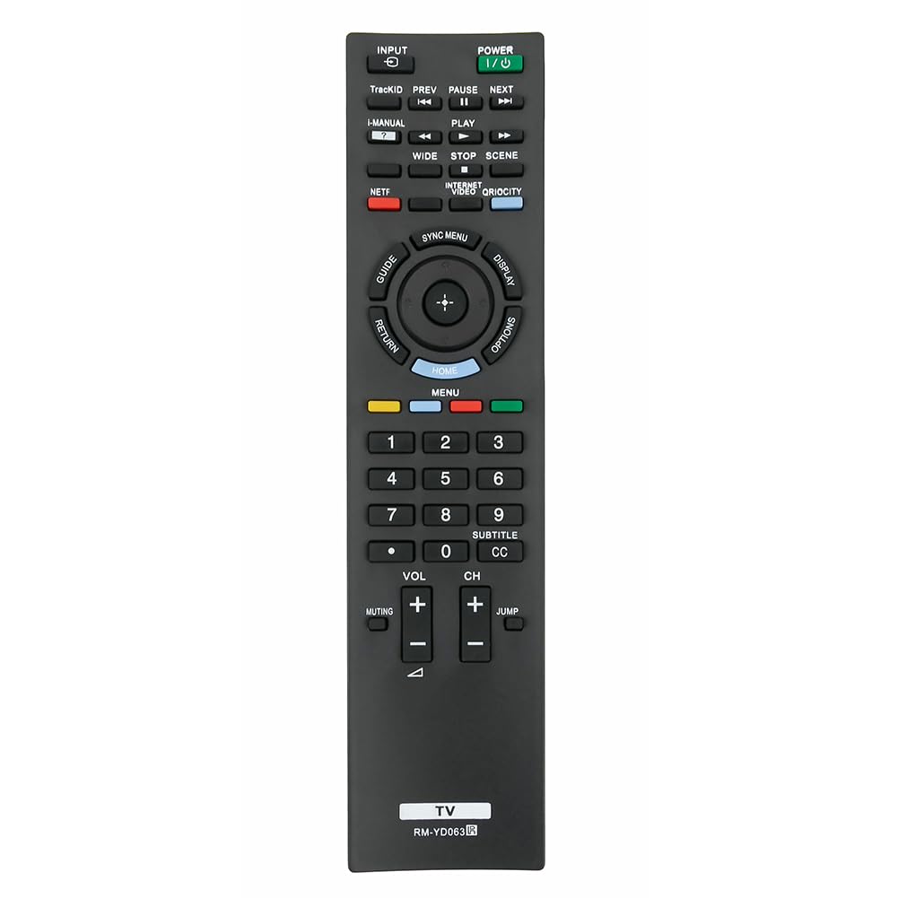 Amazon.com: RM-YD063 Replaced Remote fit for Sony TV KDL-32EX520