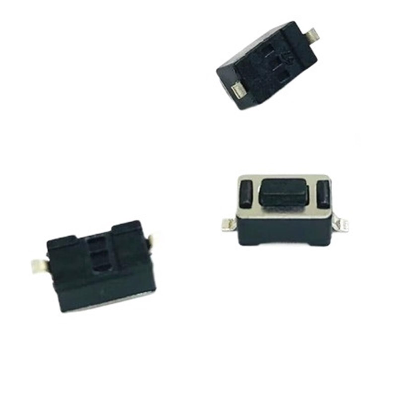 1000Pcs Button Micro Switch(Black 4.3H Braided)