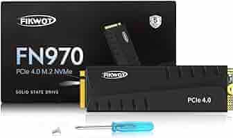 【新品未開封】FIKWOT FN970 1TB ヒートシンク付きSSD Amazon.com: Fikwot FN960 1TB M.2 2280 PCIe Gen4 x4 NVMe 1.4