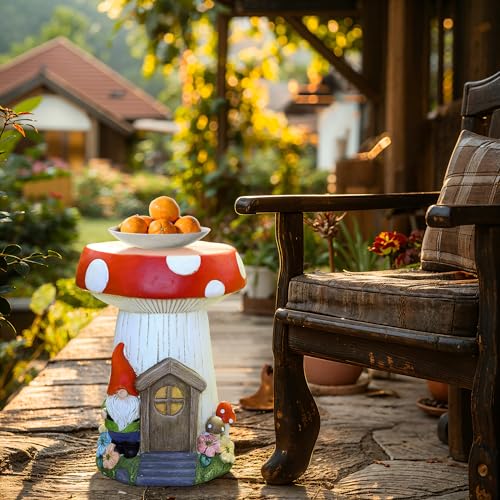 Estatua de Jardín Gnome Omita Casa Hongo 43 cm miniatura 2