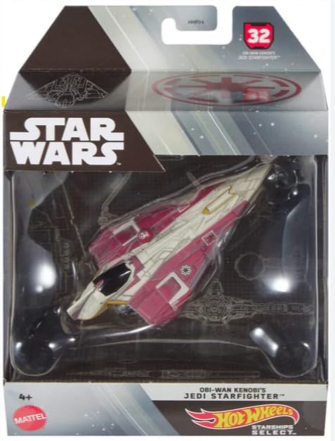 STAR WARS Starships Select OBI-Wan Kenobi's Jedi Starfighter #32, 1:50 Scale Premium Die-Cast Vehicle