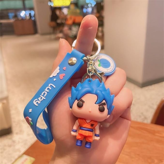 Image of Blue Aura Keychain Anime Fans Car & Bike Key Chains