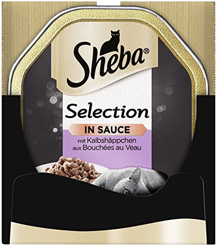 Sheba Selection in Sauce, Cibo per Gatti Adulti in...