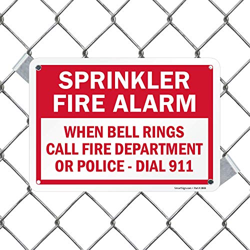 Panneau Sprinkler Fire Alarm pour clarifier les consignes d'urgence