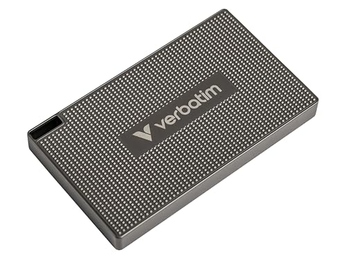 Mini SSD Verbatim en métal robuste et élégant haute performance 512Go