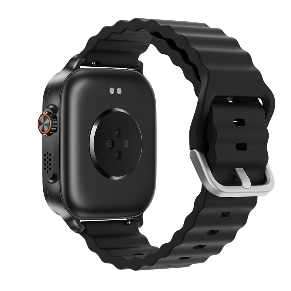 realme Watch 5, Smartwatch z ekranem AMOLED 1,97", połączenia Bluetooth, autonomia 14 dni, wodoodporność IP68, krokomierz/czujnik tętna/monitor snu, ponad 110 trybów fitness, NFC, GPS, Czarny