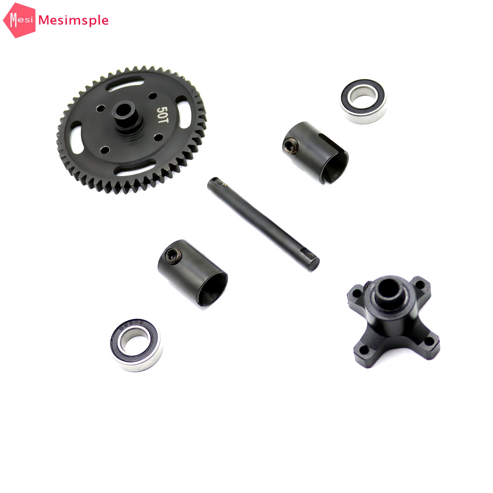 50T Differential Spool Locker Set For Arrma 1/7 & 1/8 RC Cars - High Speed Upgrade For Felony, Kraton, Mojave & More