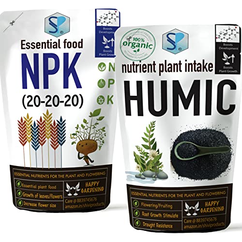 Combo - NPK 20 20 20 Macro nutrients and Humic Acid with Natural ...