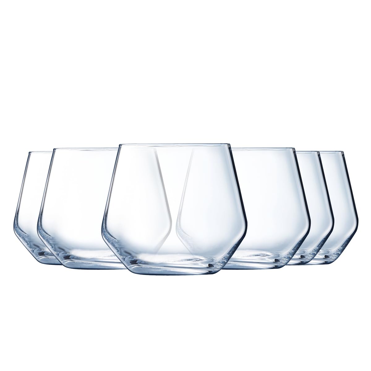 Luminarc - Vinetis Collection - 6 Low Glasses 36cl - Modern and Elegant Design - Reinforced Packaging