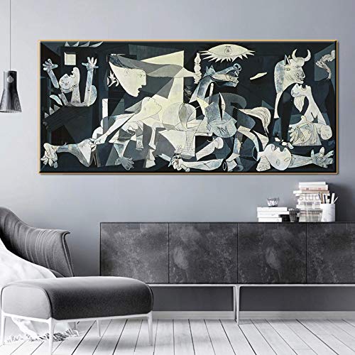 Picasso Guernicas beroemde olieverfschilderij kunst Artwork.Moderne abstracte schilderijen op doek gekopieerd… - Image 5