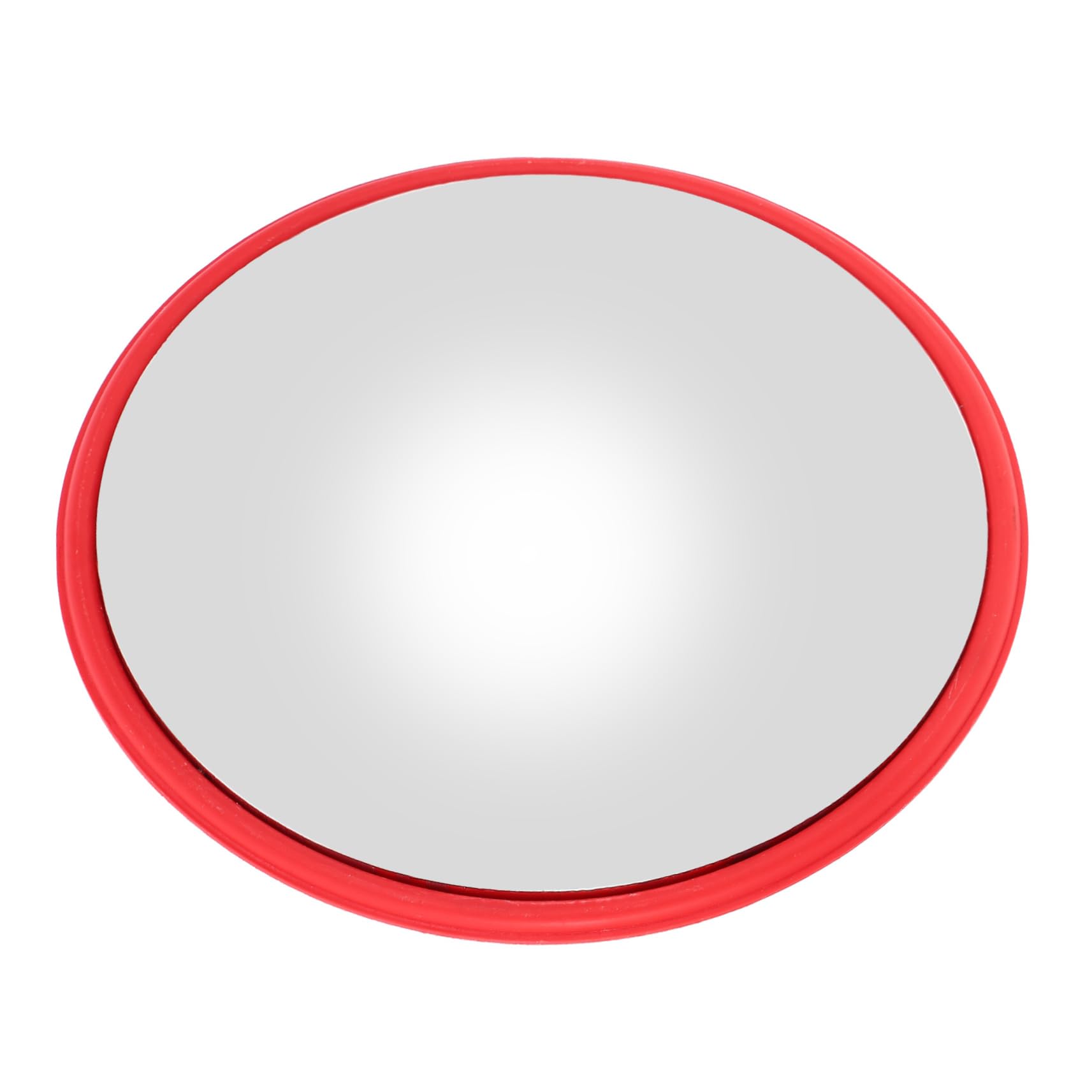 Specchio di Sicurezza Grandangolare 30cm Rosso per Garage e Outdoor | Abs Pc, Visione ad Alta Definizione, Accessori per Installazione e Istruzioni Incluse