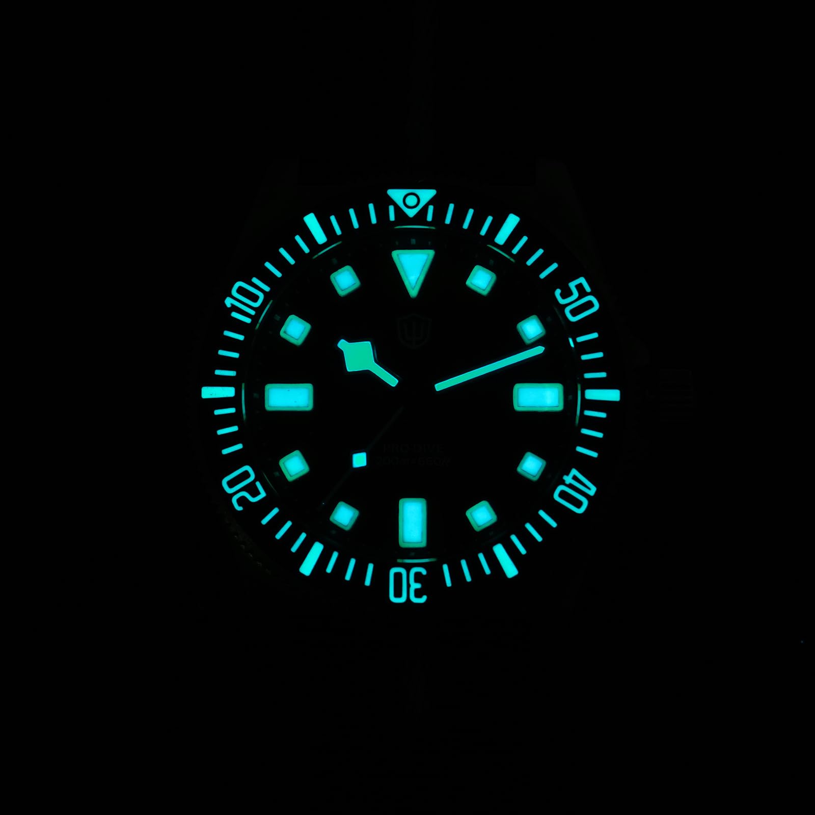 watchdives EXD VH31 Taucheruhr mit Zentralsekundenwerk, 38 mm, Titan-Armbanduhr mit Flachem Saphirglas, Luxusuhren, Armbanduhr für Herren, 200 m Wasserdicht