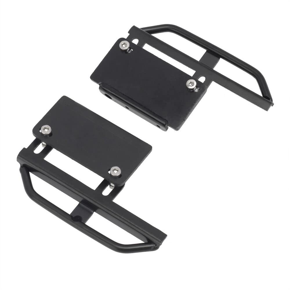 2PCS Metal Side Bumper Pedal Frame Treadle for 1/24 RC Remote Control Car Axial SCX24 90081 Auto Accessories