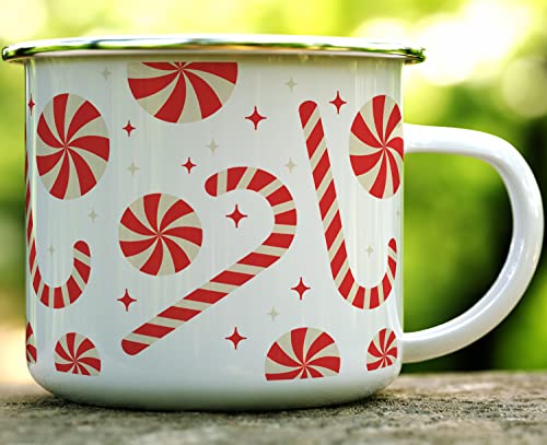 Taza de Café Loftipop Candy Cane Campfire 16oz miniatura 2