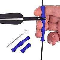 Vista 8 de YLS Guardias de dedos con arco y arco para práctica de tiro, fácil de instalar con pasador