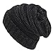 Sven Home Soft Slouchy Beanies knit Warm Winter Unisex Cap Thick Women's Men Hat Grey Black