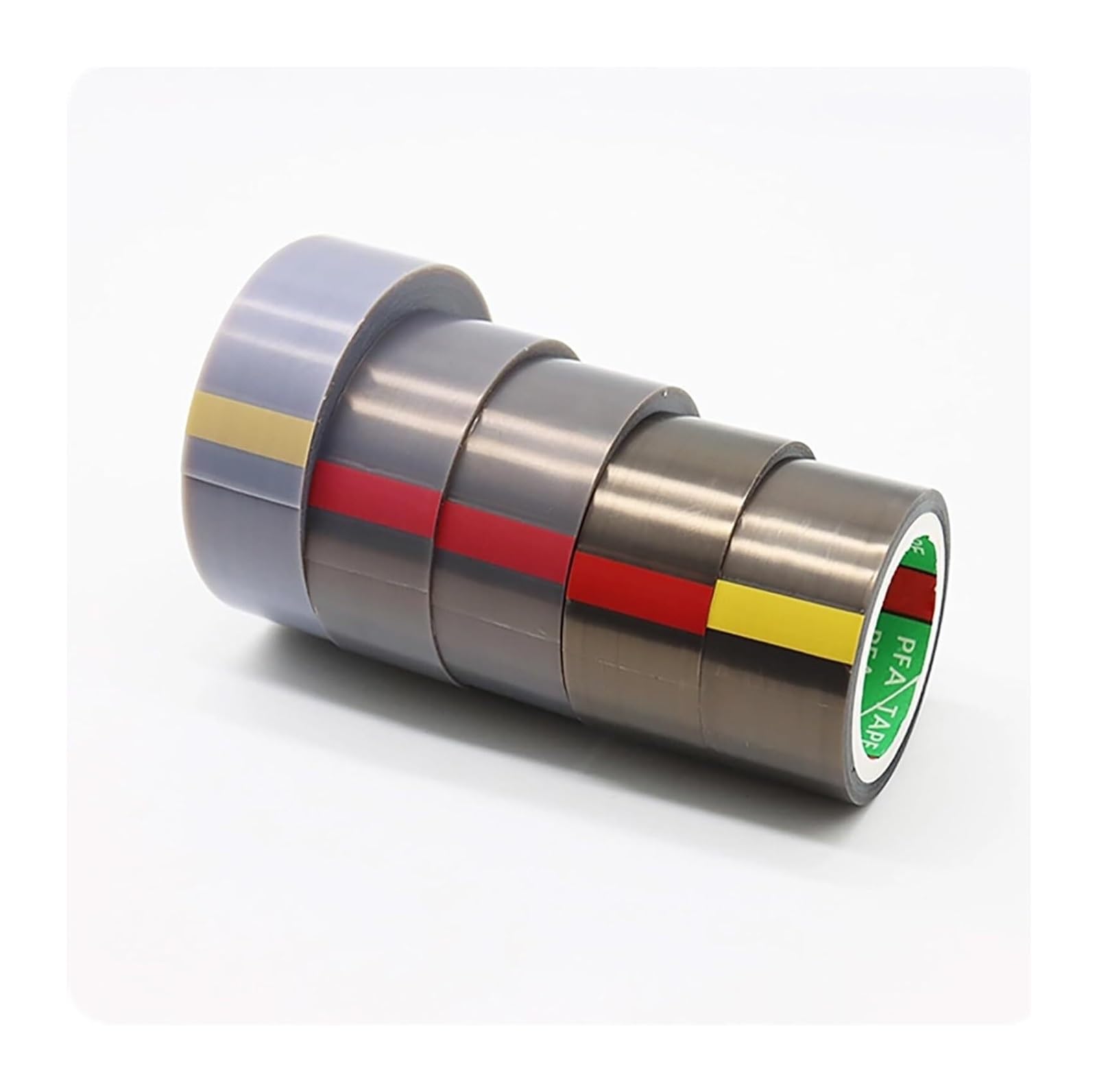 Cinta de fibra de vidrio de alta temperatura, cinta de teflón de 0,08 mm de grosor, cinta adhesiva de PTFE de 25-40 mm de ancho for máquinas selladoras al vacío e industrias eléctricas, 10 metros de l