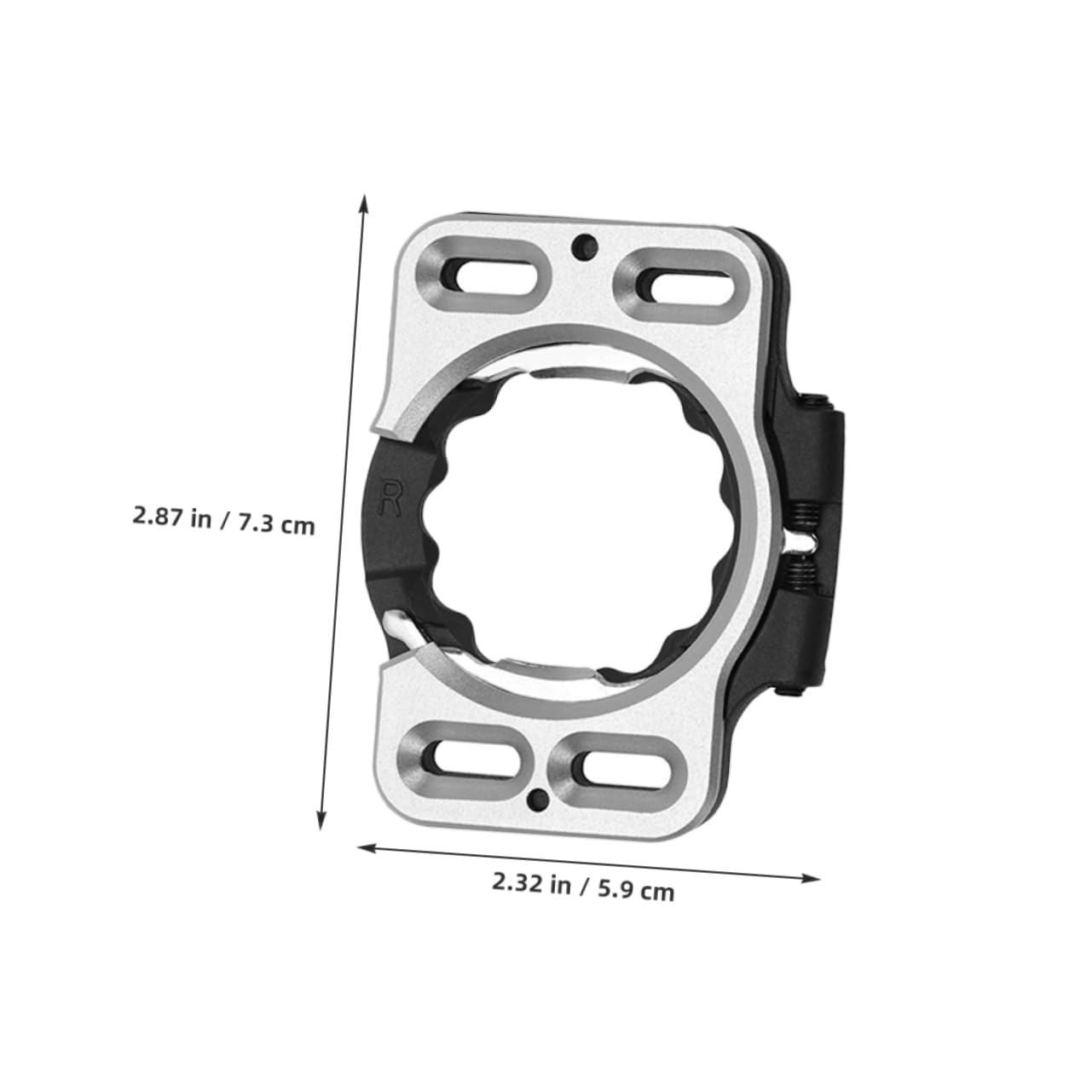 Copripedale Tacchetta Bici Strada 2 Pezzi in Acciaio Inox | Montaggio Rapido, Fit Preciso per Pedale e Scarpe da Ciclismo, Set Compatto per Bici Strada