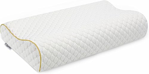 Almohadas de espuma viscoelástica, almohada cervical para dormir lateral, almohada de contorno de cama para dormir, almohada ortopédica ergonómica