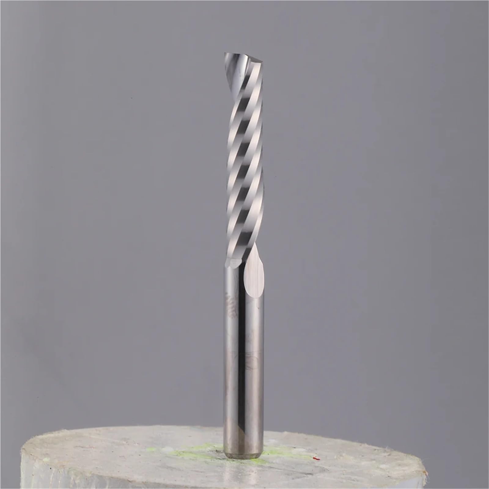 10 Stück einschneidige Spiralfräser 3,175 mm, 4 mm, 5 mm, 6 mm, 8 mm, 10 mm, 12 mm Schaftfräser for Acryl und Holz (Aufwärtsschnitt),DIY-Werkzeug(4x17x45L)