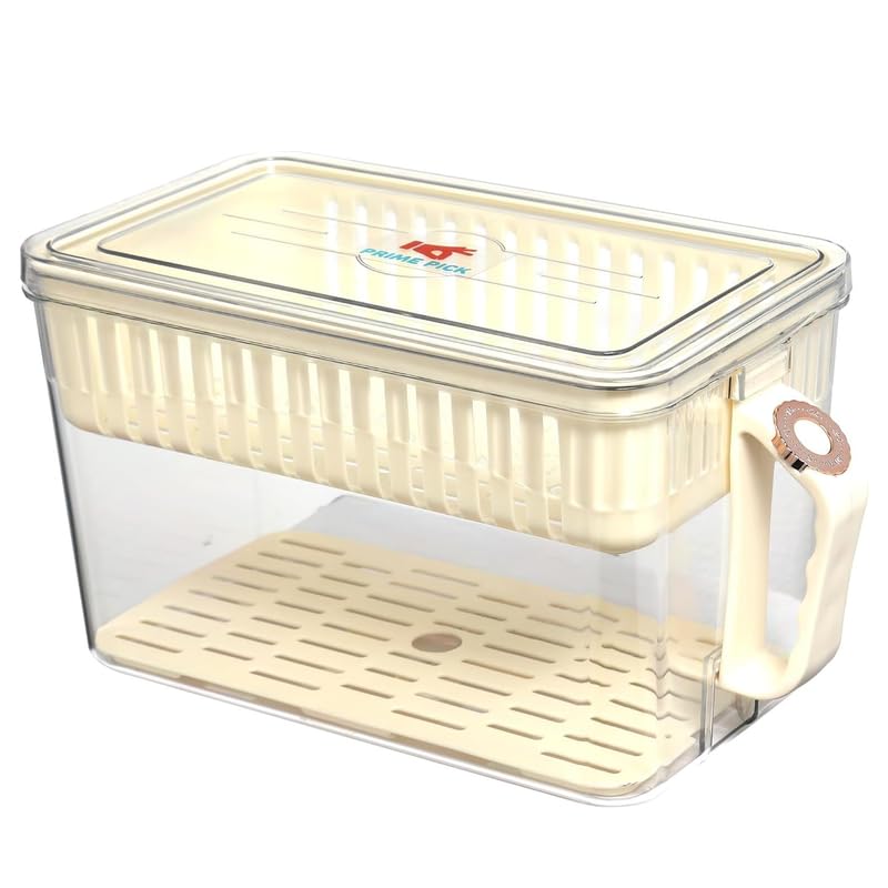 See full amazon price history chart for PRIME PICK Fridge Organizer,Stackable Refrigerator Organizer Bins,Storage Containers for Fridge,Fruit Storage Containers for Fridge, Suitable for Vegetables, Fruits, Seafood,Soy Products (Cream) PRIME PICK Fridge Organizer,Stackable Refrigerator Organizer Bins,Storage Containers for Fridge,Fruit Storage Containers for Fridge, Suitable for Vegetables, Fruits, Seafood,Soy Products (Cream) (B0CY8CKRKR) Amazon Price History, Amazon Price Tracker
