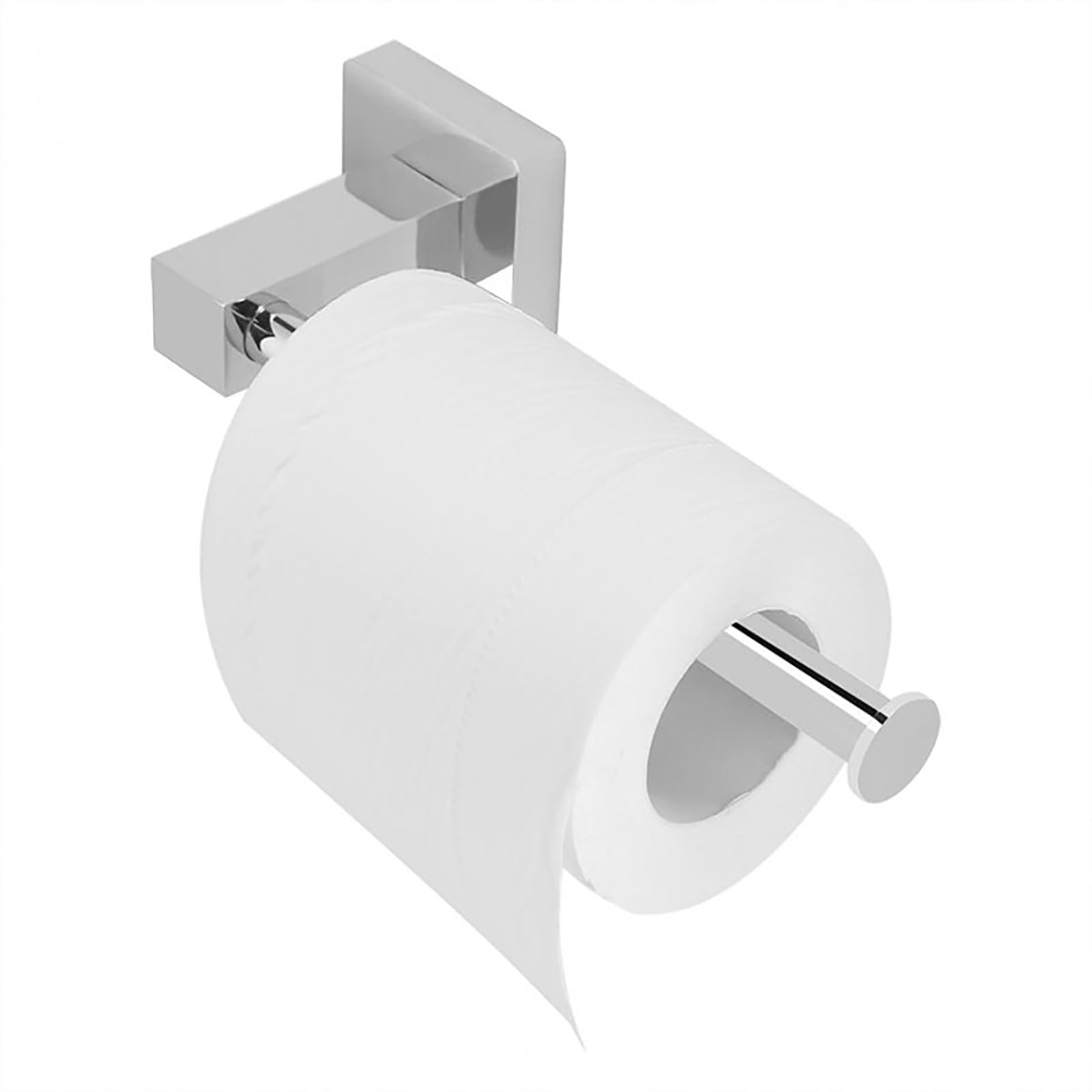 Betadistor Toilet Roll Holders and Towel Ring Wall Mounted, Chrome Bathroom Accessories Toilet Paper Holder - Image 3
