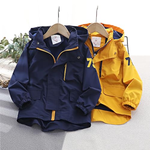 ABALACOCO Boys Winter Warm Coats Outwear Fleece Jacket Fashion Top Casual Hooded Fleece Windproof Wear3
