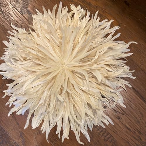 Shekyeon 30–35 cm Queue de coq plumes à utiliser pour chapeaux Costume Décoration Lot de 50 Blanc – vue 5